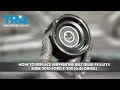 How to Replace Serpentine Belt Idler Pulleys 2008-2010 Ford F-250 64L Diesel
