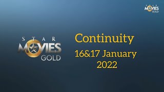 Star Movies D Taiwan Continuity 1617 January 2022