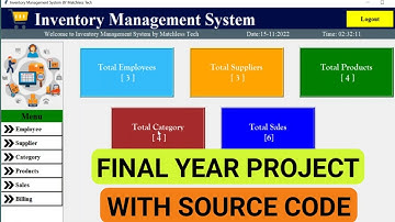 Final Year Project with Source code for Computer Science | Inventory Management System  in Python