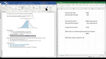 Lead Time Inventory Decision under Uncertain Daily Demand
