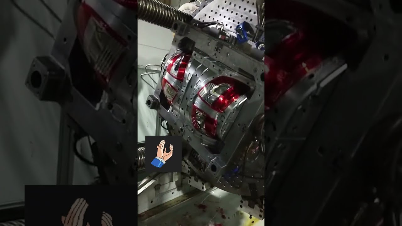 Production testing process of two color and three color headlight injection molds