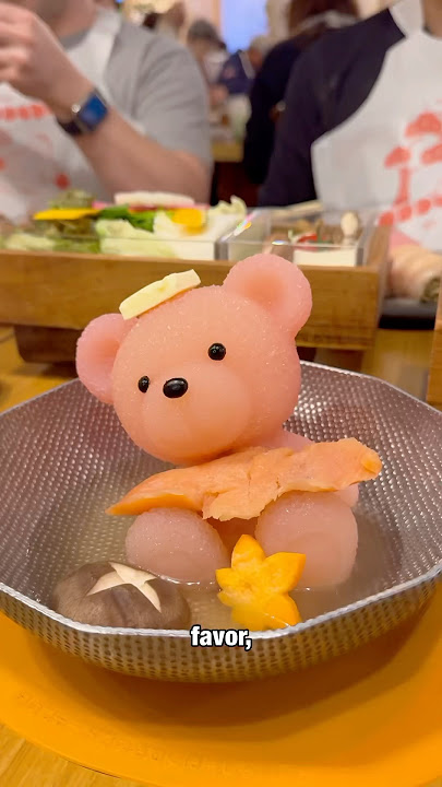 VIRAL Teddy Bear Hot Pot in Tokyo! 🧸 #Japan #japaneats