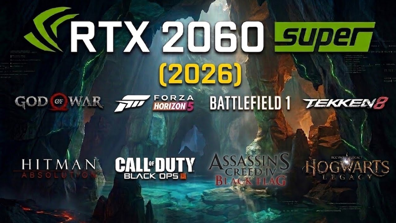 GeForce RTX 2060 SUPER 8GB TEST IN 8 GAMES IN ( 2026 ) - YouTube