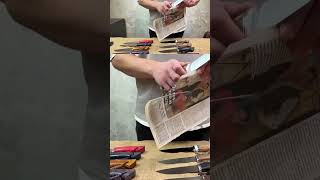 Бритвенная заточка долго! Нож как бритва