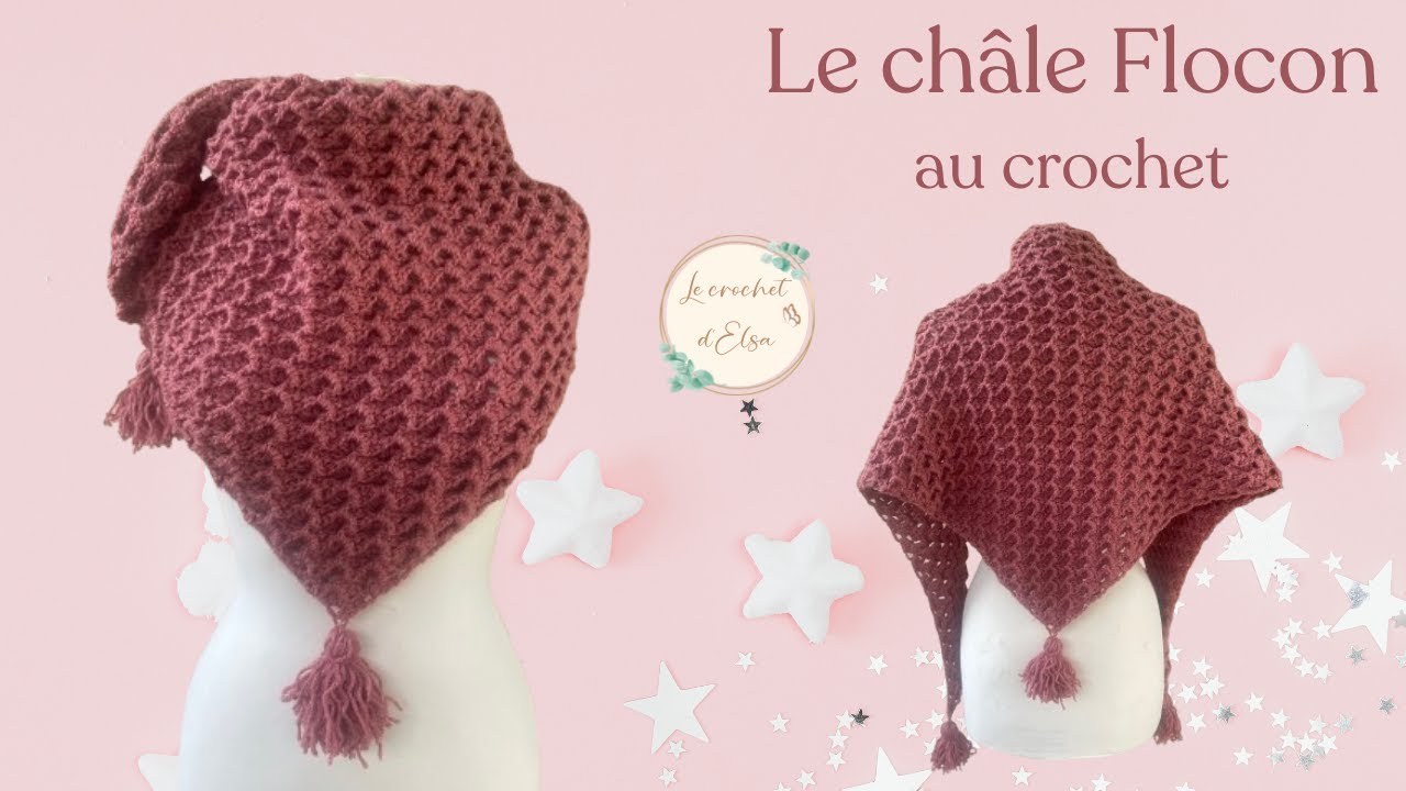 Le châle flocon au crochet