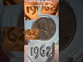 1962 Double Die Obverse valuada en mas de $15 dólares.#cent #error #hunting #coin #collection #short