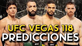 Belal Muhammad vs Gabriel Bonfim PREDICCIONES 🔮 | UFC Vegas 118 Análisis y Picks