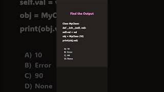 Find the output #output #python #pythonprogramming #code #simpletolearn #programming #simplecoding