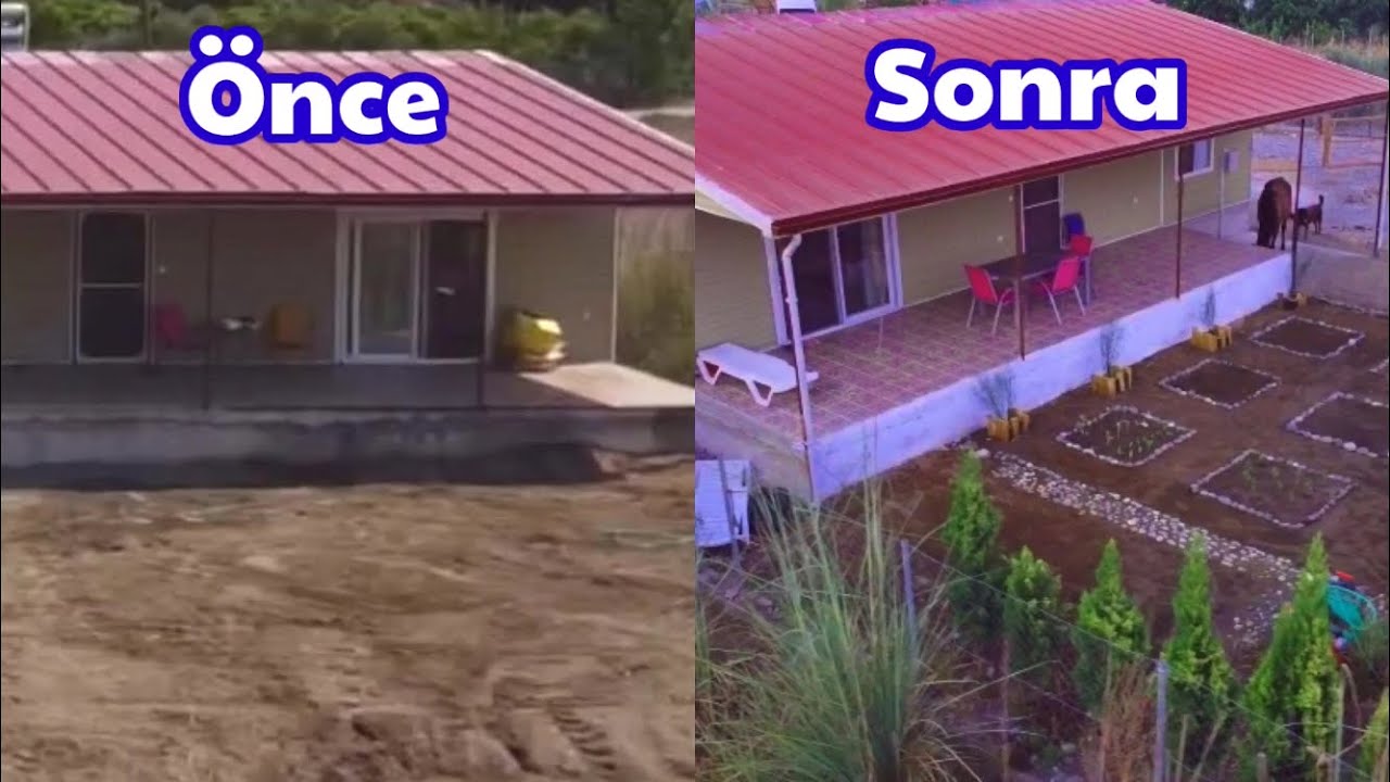 Bahçemizdeki Müthiş Değişim ve Öncesi Sonrası / Bahçe Düzenleme ve Kışlık Ekimler