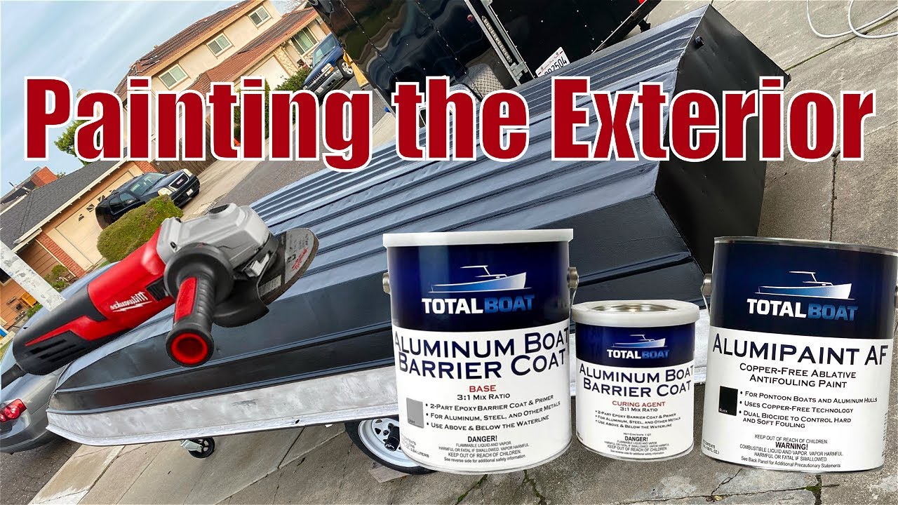 Aluminum Boat Exterior Paint 🎨 Aluminum Barrier Coat & AntiFouling