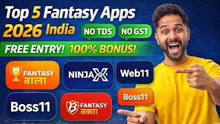 Free Entry + 100% Bonus Fantasy Apps 2026 💰 Paisa Direct Bank Me! screenshot 2