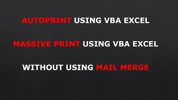 Auto print button using vba in excel