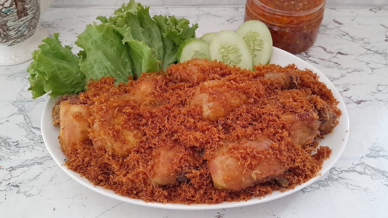 PARAH TERNYATA ENAK BANGET !! resep AYAM GORENG SERUNDENG KELAPA rasanya gurih dan empuk