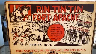 Marx No. 3658 Rin Tin Tin at Fort Apache Playset from 1957!