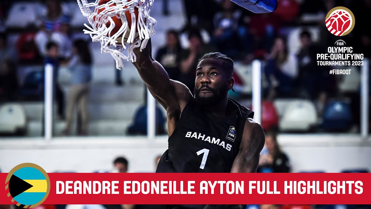Deandre Edoneille Ayton | BAH | Full Highlights from FIBA Olympic Pre