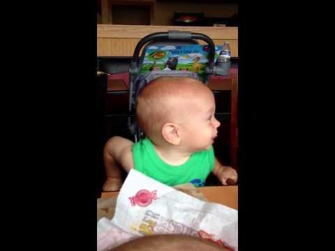 Cutest kid in the world trying ketchup for the first time! Too funny!