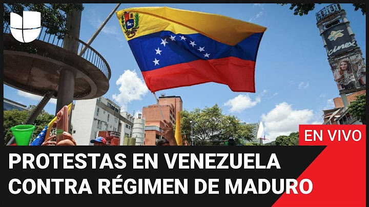 EN VIVO | Protestas en Venezuela: Oposición llama a "movilización mundial" contra Nicolás Maduro