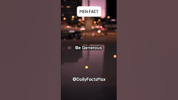 Be Generous: Give freely of your time, resources, and kindness#shorts #facts