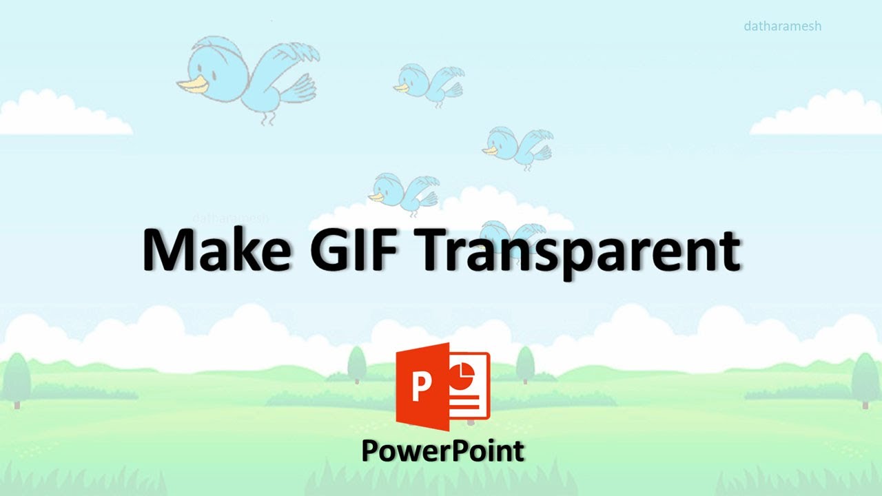 How to Make GIF Transparent In PowerPoint 