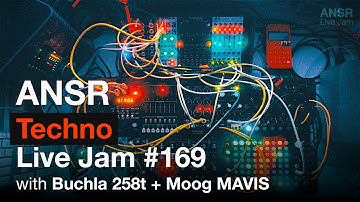 ANSR - Techno Live Jam - 169 with Buchla 258t  + Moog MAVIS