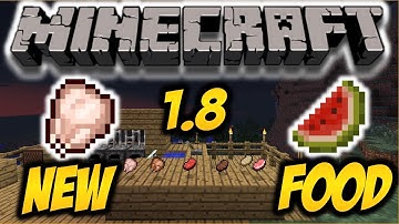 Minecraft Beta 1.8 - New Food! (HD)