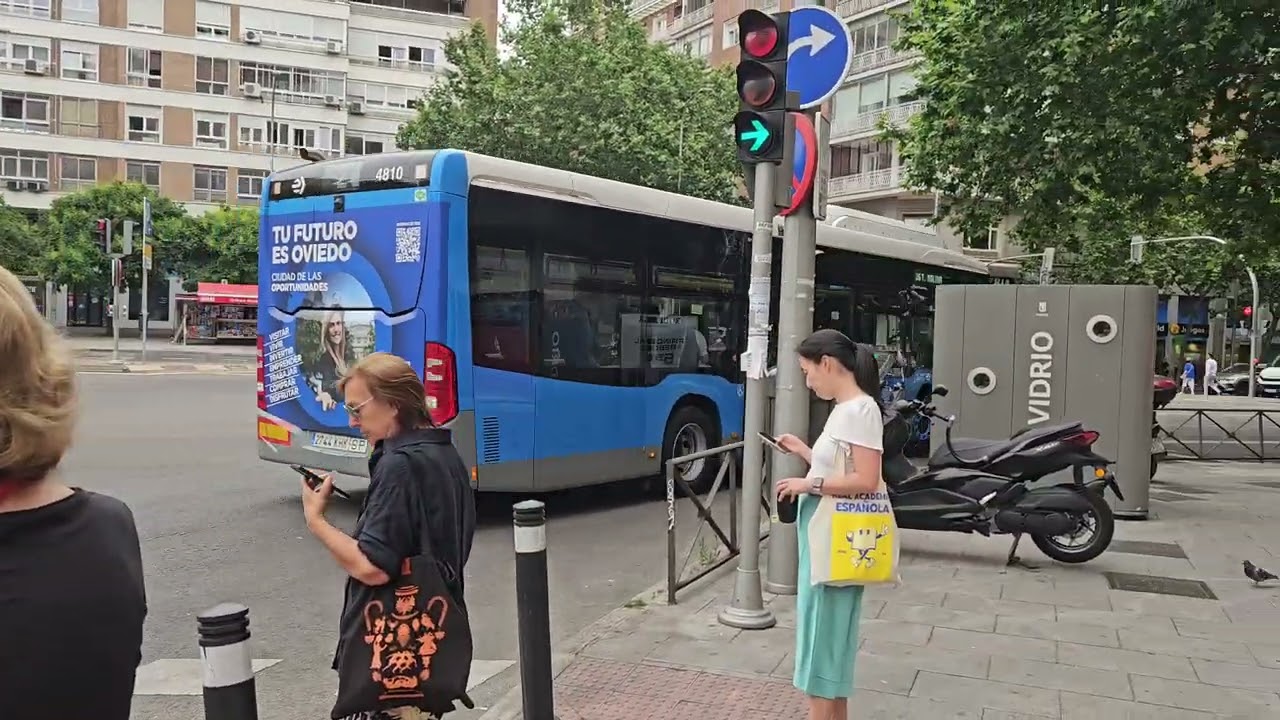 Emt Madrid zona Diego de León Junio 2025