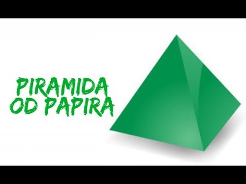 Kako napraviti Piramidu od Papira? How to make Paper Pyramid