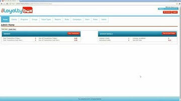 The Loyalty Box: Admin Area - How to change your admin password