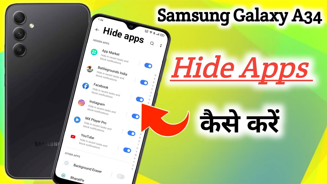how-to-hide-apps-in-samsung-galaxy-a34-5g-samsung-a34-app-hide-app