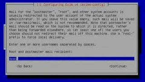 Debian Installer Beta3 for Etch - Text Mode