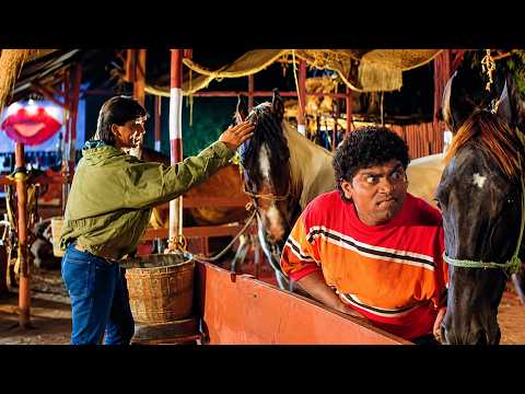अरे कलुआ! तेरी जिंदगी तो हलवा है रे! 🤣 Johnny Lever Comedy | Shah Rukh Khan - Salman K | KARAN ARJUN