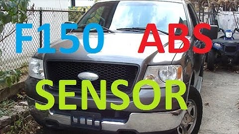 Ford F150 front ABS Speed sensor replacement C1155
