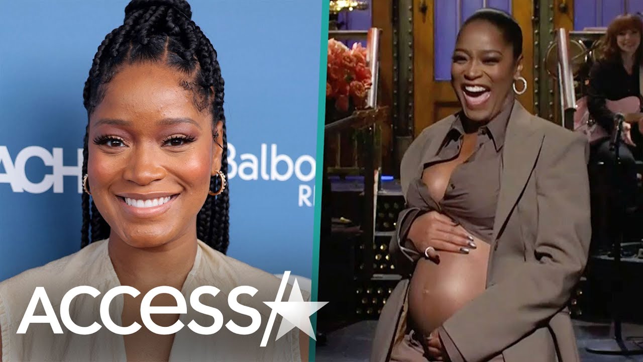 Keke Palmer confirms she's pregnant during 'SNL' monologue