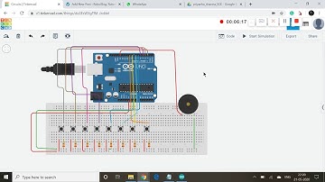 Piano video Arduino Tinkercad tutorials