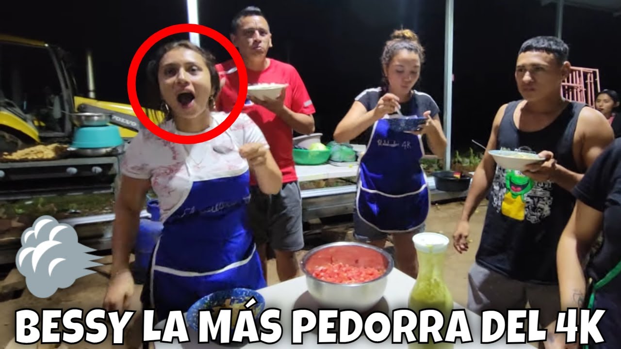 Escucha los apodos de Bessy la pedorra. La plaga disfrutando de esta rica sopa de tortillas. Parte 8