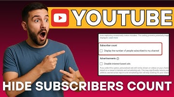 How to Hide Subscribers on YouTube (2025) | Hide Subscribers Count on YouTube