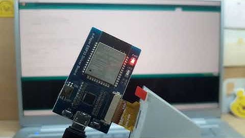 waveshare e paper module usage with arduino esp32 wifi