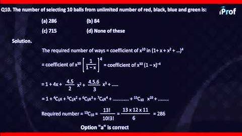 Questions on Permutation & Combination Part 4 | IIT JEE Maths Video