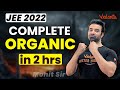 Complete Organic For JEE 2022 in 2 Hrs. [Full Syllabus]: IIT JEE Chemistry | Mohit Sir | Vedantu JEE