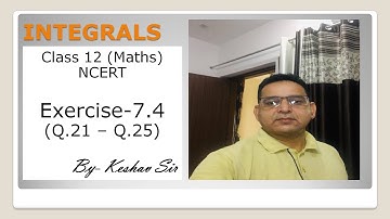 CHAPTER 7, EXERCISE 7.4 (Q.No.-21,22,23,24,25 ), CLASS 12,(PART-18), ,HPBOSE CBSE NCERT