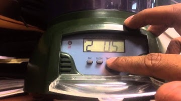 Small Pond Fish Food Feeder Setup Video