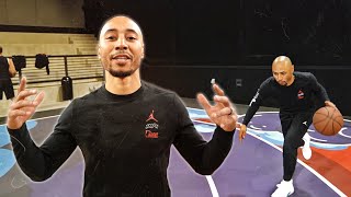 Mookie Betts Basketball Workout at Air Jordan Facility