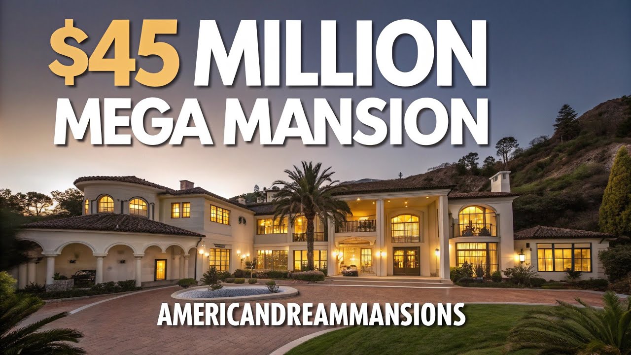 Inside a $45 Million Beverly Hills Mega Mansion With a Crazy Hollywood View