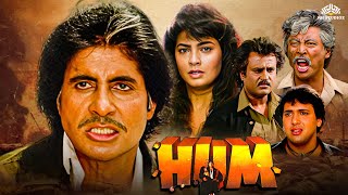 अमिताभ बच्चन की अब तक की सुपर हिट मूवी - Hum (1991) | अमिताभ बच्चन, रजनीकांत, गोविंदा | Full Movie
