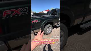 Vehicle Towing Capacity Debate & Safety...