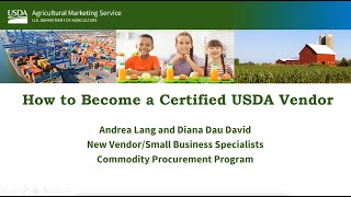 How to Become a New Vendor with USDA Foods (2/15)