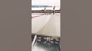 Smoothing process of cement concrete pavement