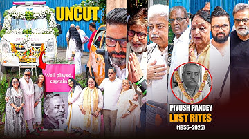 UNCUT - Piyush Pandey Funeral | Amitabh Bachchan & Abhishek Bachchan Pay Their Final Respects