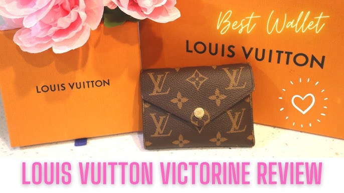 LV Victorine Wallet w/ gold button