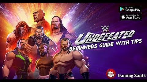 WWE Undefeated- Beginner - Gameplay Walkthrough (Android, iOS) - Part 1--Gaming Zanta